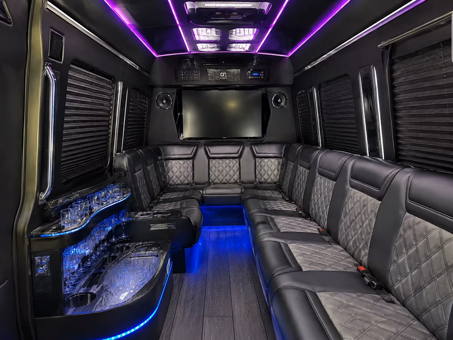 Fort Lauderdale Corporate Transportation party bus exterior