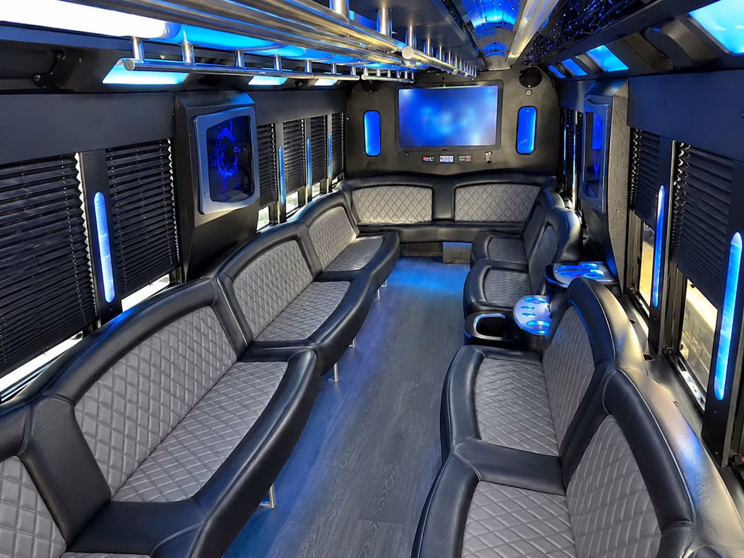 Fort Lauderdale Prom & Homecoming Transportation party bus exterior