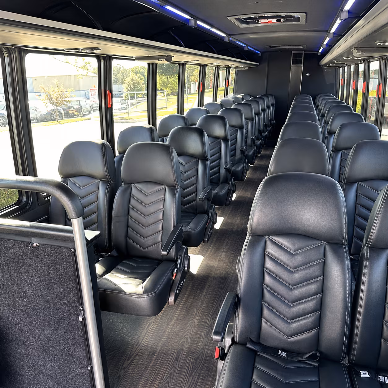 Fort Lauderdale School Event Transportation party bus exterior