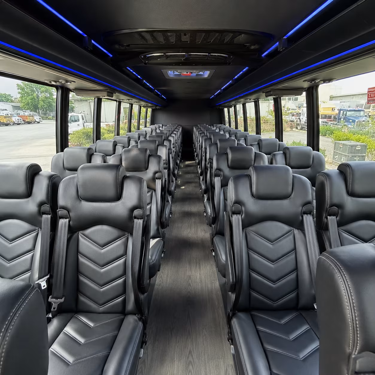 Fort Lauderdale School Event Transportation party bus exterior