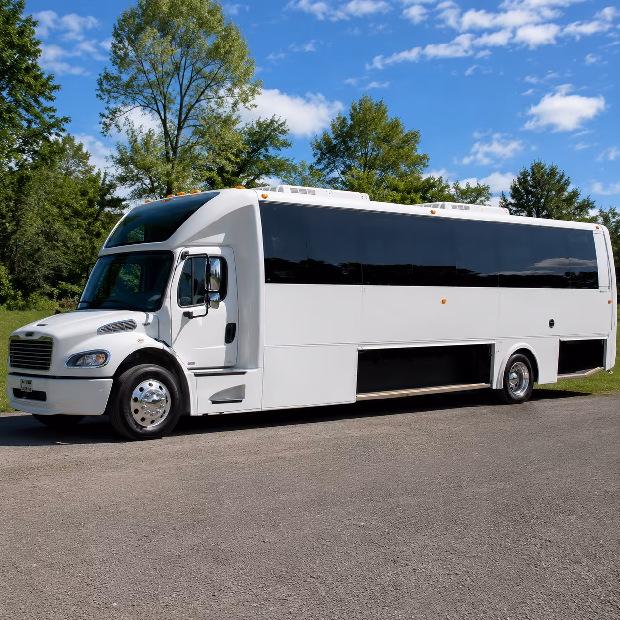 Fort Lauderdale Sporting Event Transportation party bus exterior