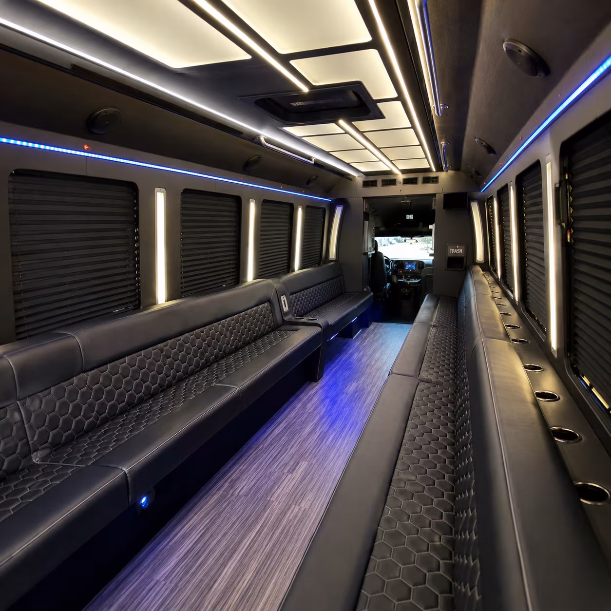 Fort Lauderdale Sporting Event Transportation party bus exterior