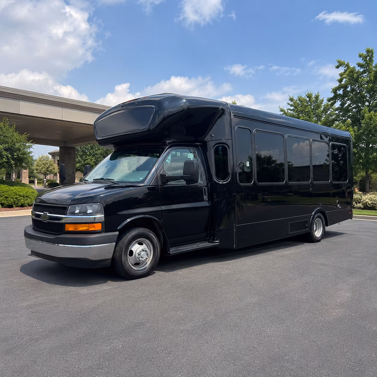 Fort Lauderdale Wedding Transportation party bus exterior