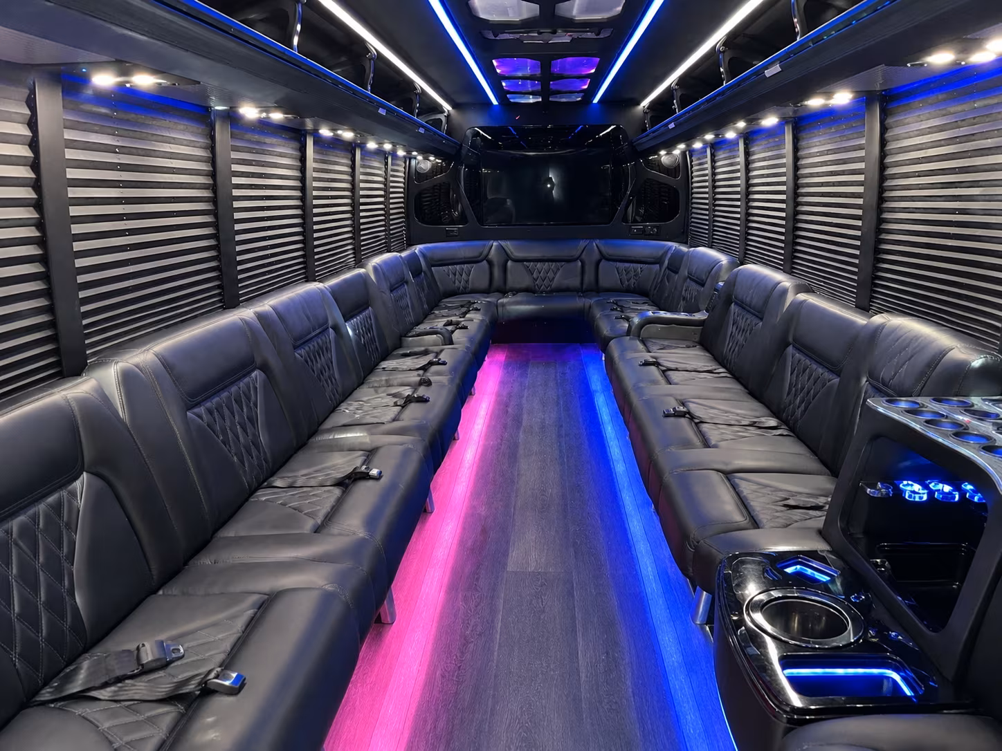 Fort Lauderdale Wedding Transportation party bus exterior