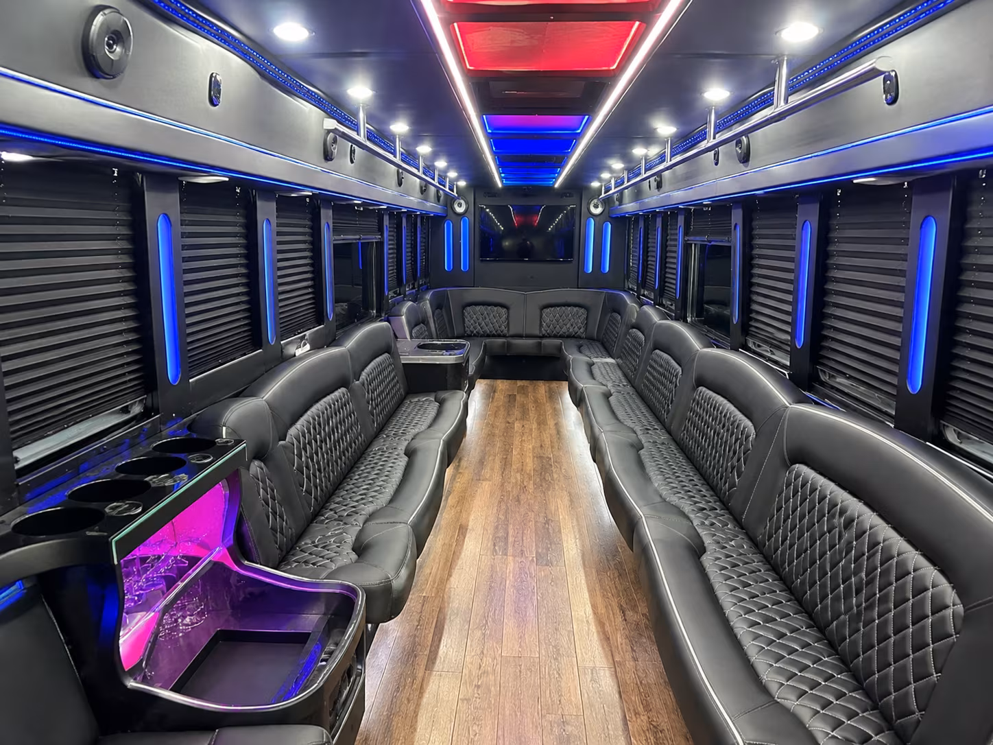 Fort Lauderdale Winery Tour & Pub Crawl Transportation party bus exterior