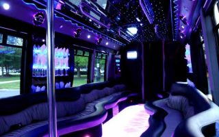 22 people Hollywood party bus