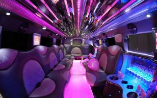 Cadillac Escalade Aventura limo interior